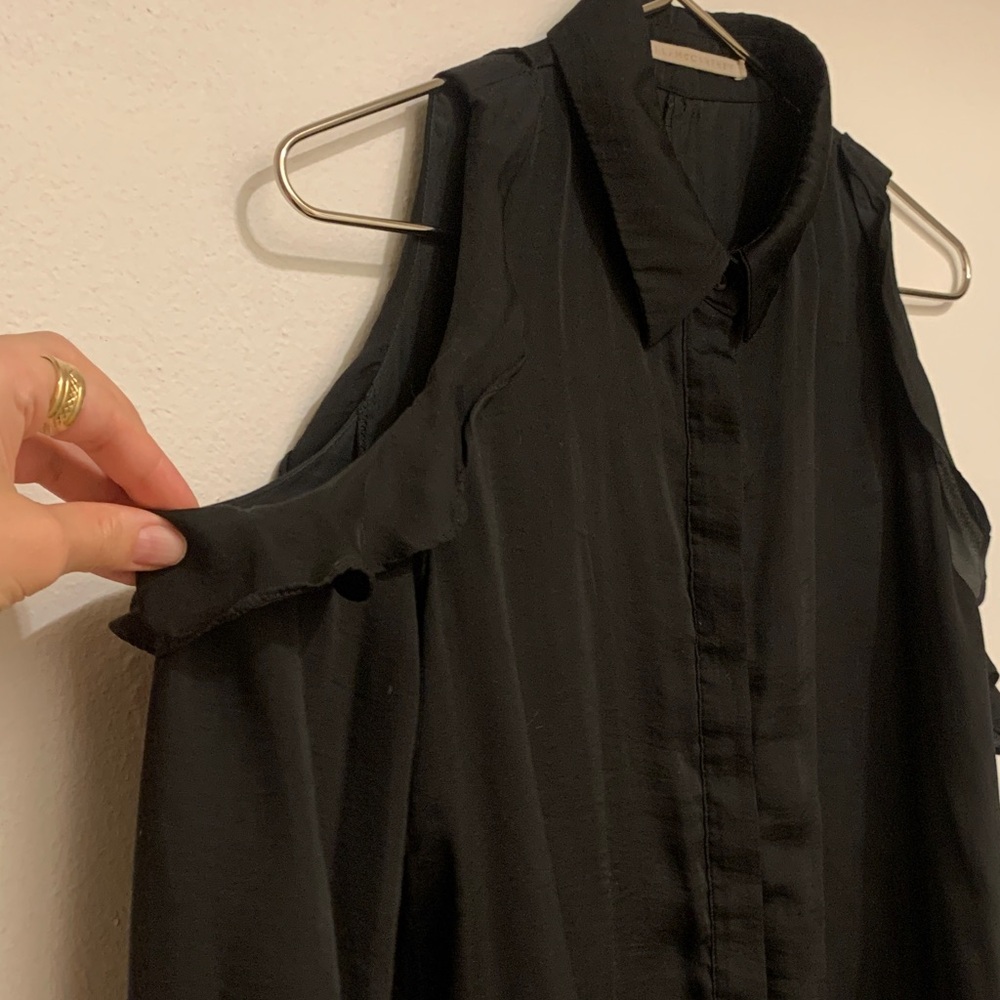 Button Front Blouse - Picture 6 of 14
